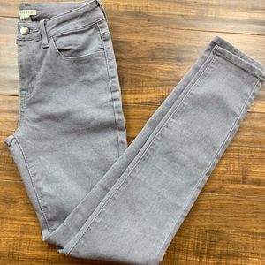 F21 Gray Mid-Rise Jeans
